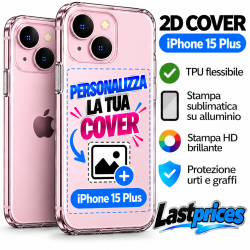 Cover iphone 15 Plus da personalizzare  a sublimazione